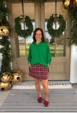 Load image into Gallery viewer, Red Christmas Plaid Skort
