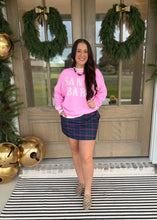 Load image into Gallery viewer, Santa Baby Pink Jacquard Knit Sweater
