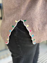 Load image into Gallery viewer, Peace &amp; Joy Tan Sweater
