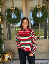 Load image into Gallery viewer, Traditional Christmas Stripe Sweater
