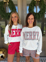 Load image into Gallery viewer, Let’s Be Merry Gingham Short Set
